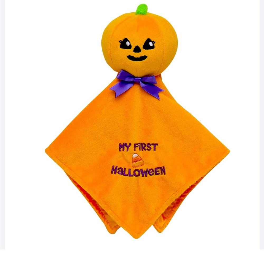 Magic Years My First Halloween Soft Snuggle Buddy Baby Blanket  Lovey Toy Rattle
